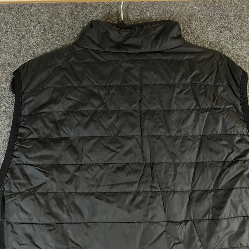 Carhartt Rain Defender Vest Mens XL Black Relaxed Fit Quilted Puffer OV2286-M